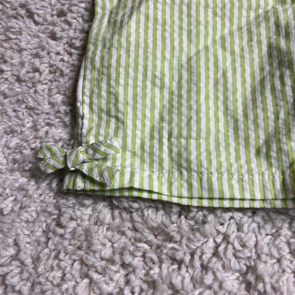 MONDAYS CHILD GIRLS SEERSUCKER SHORTS WITH INITIAL K MONOGRAM SZ 6X NWT - Picture 13 of 13